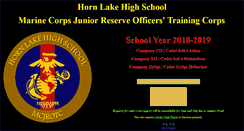 Desktop Screenshot of hornlakemcjrotc.org